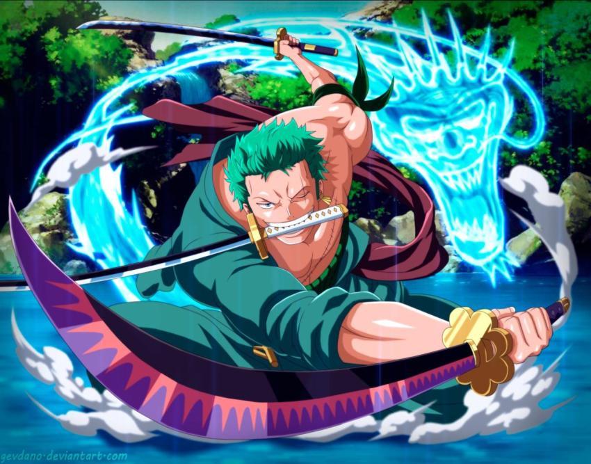 Zoro the Swordsman HD Desktop Background