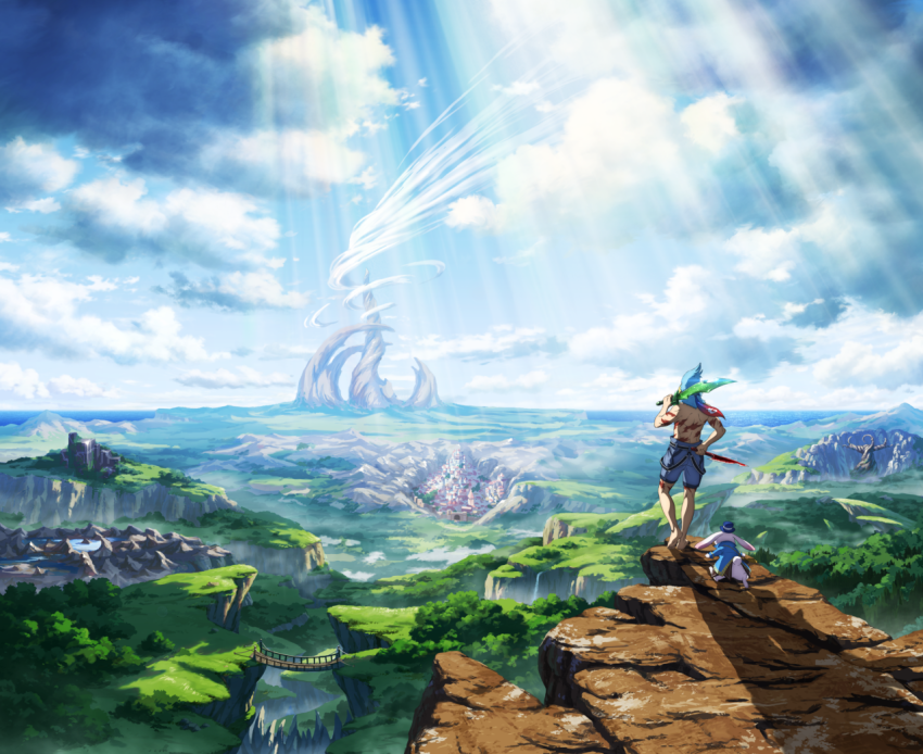 Sunraku Overlooking Shangri-La 4K Desktop Wallpaper
