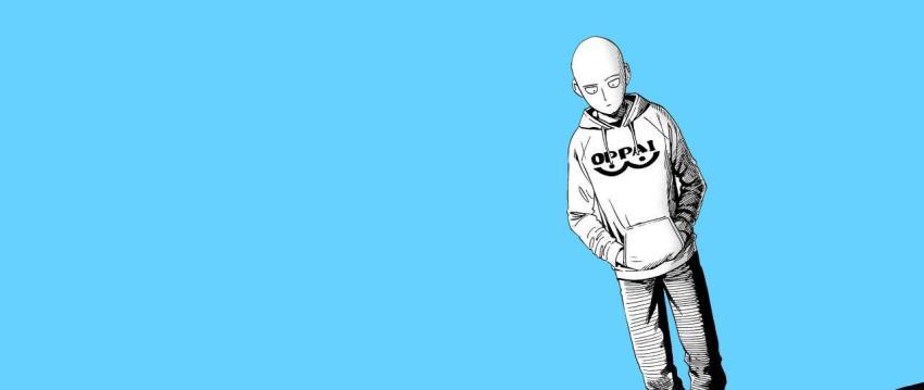 One Punch Man Casual 4k Wallpaper