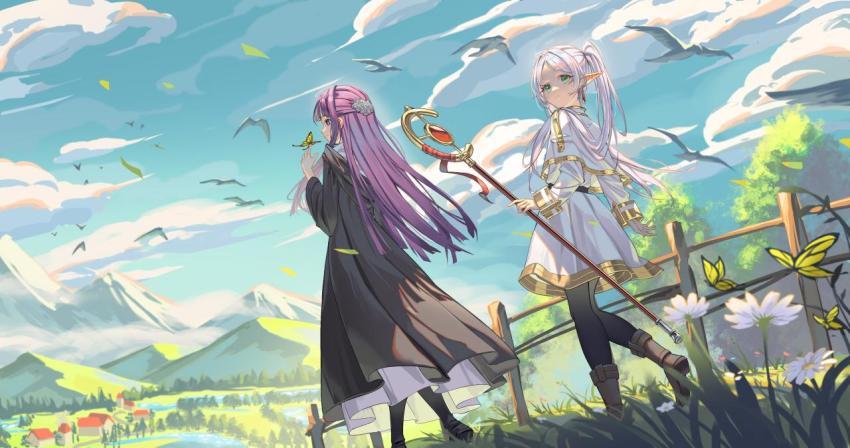 Frieren and Fern Journey 4K Desktop Wallpaper