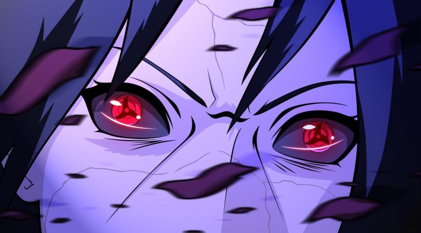 Itachis Gaze  The Sharingan Unleashed