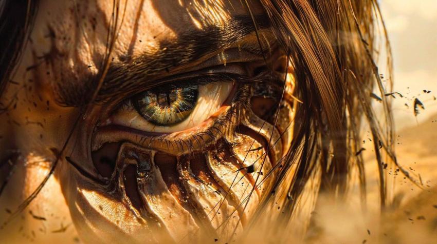 The Attack Titan's Gaze - Download Wallpaper
