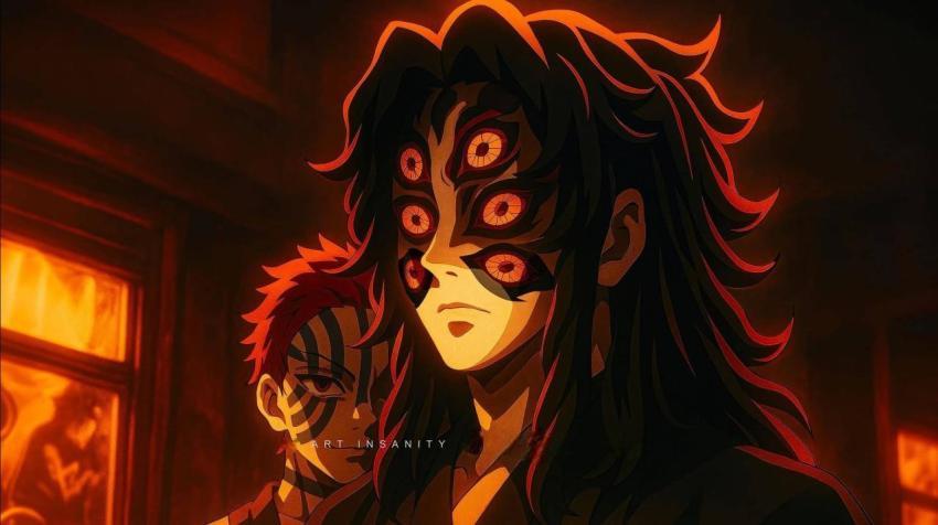 Kokushibo Menacing Gaze PC 4K Wallpaper