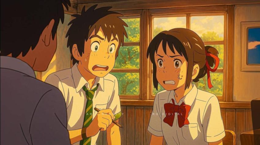 Kimi no Na wa Wallpaper | Mitsuha and Taki PC 4K