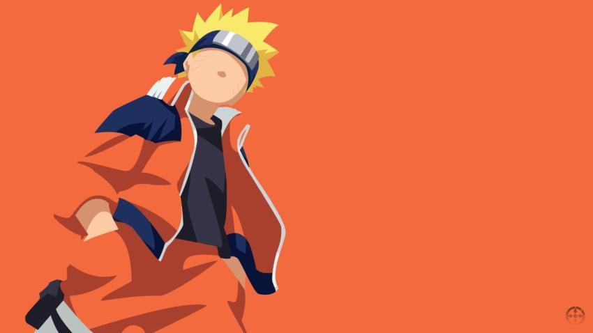 Naruto Minimalist Art HD Wallpaper