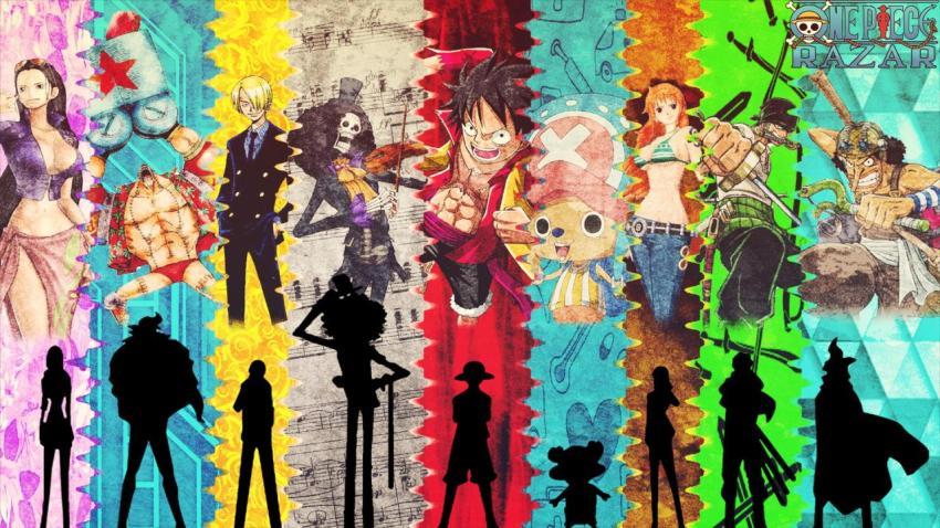 Straw Hat Pirates Colorful HD Background