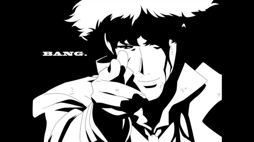 Cowboy Bebop: Black and White Wallpaper