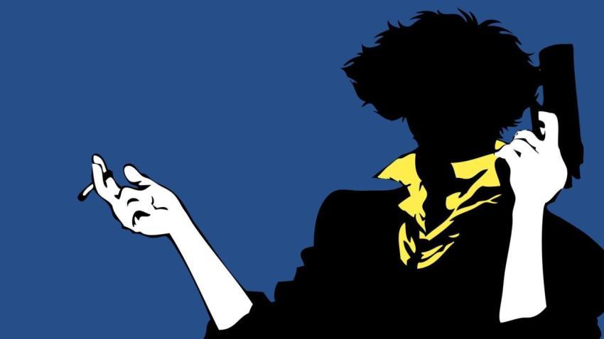 Cowboy Bebop: Spike Spiegel Silhouette Background