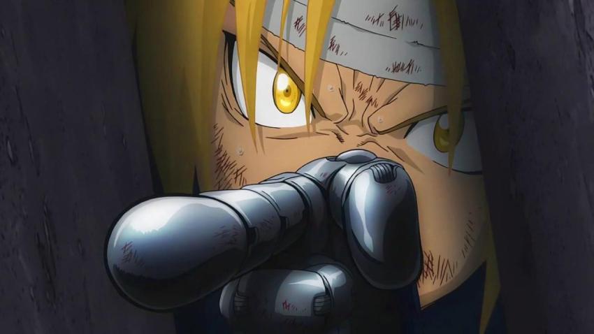 Edward Elric: Golden Eyes and Mechanical Arm