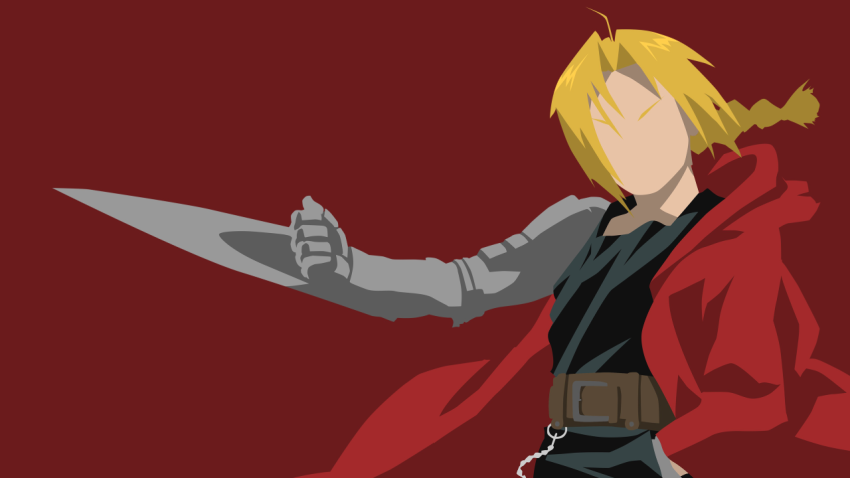 Edward Elric Silhouette Wallpaper