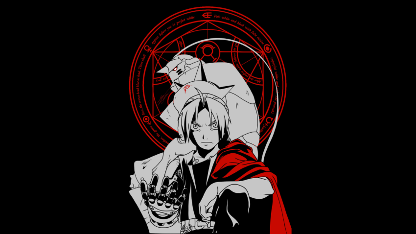 FMA: Elric Brothers Alchemy 4K Wallpaper