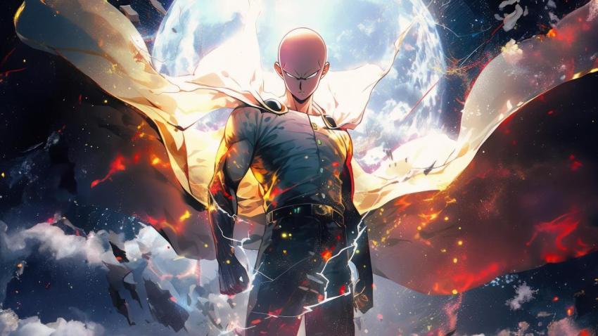 One Punch Man: Cosmic Hero Art 4k Wallpaper