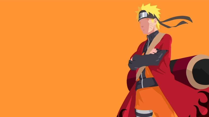 Naruto's Minimalist Style HD Wallpaper