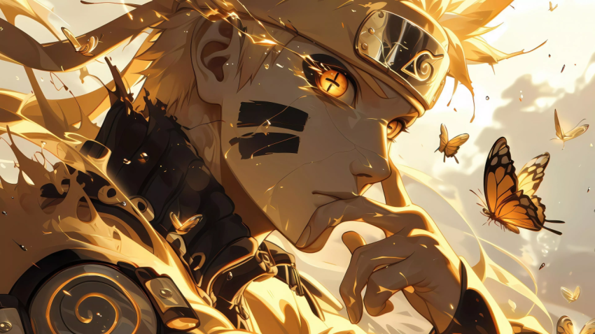 Naruto Uzumaki: Golden Serenity wallpaper