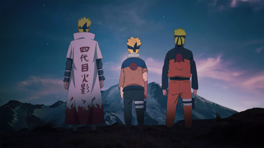 Naruto, Minato, and Boruto HD Wallpaper