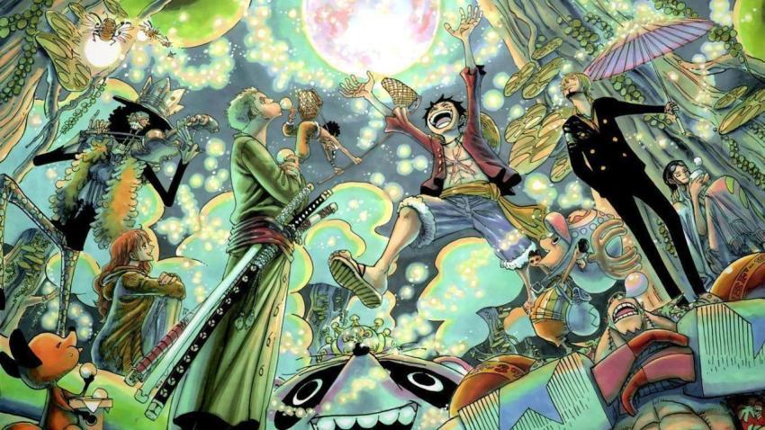 One Piece Whimsical Celebration Wallpaper HD