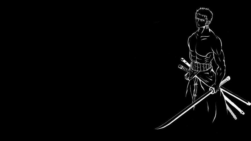 Zoro Minimalist Wallpaper HD 4K