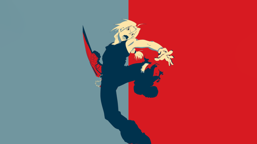 Fullmetal Alchemist Minimalist Edward Wallpaper