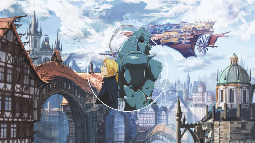 Fullmetal Alchemist Cityscape Wallpaper