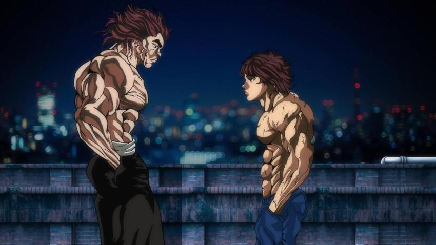 Baki vs Yujiro Desktop Wallpaper