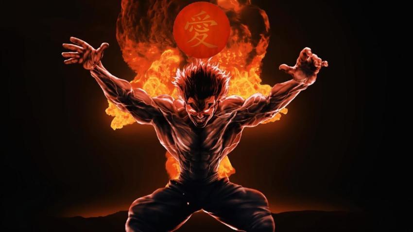 Yujiro Hanma Demon Back Art Wallpaper