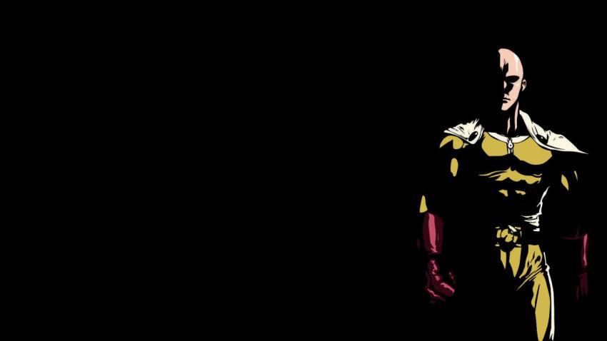 Minimalist Saitama Desktop Wallpaper