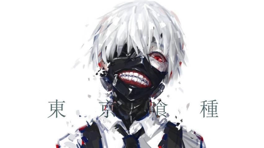 Kaneki Painted Art Desktop Wallpaper