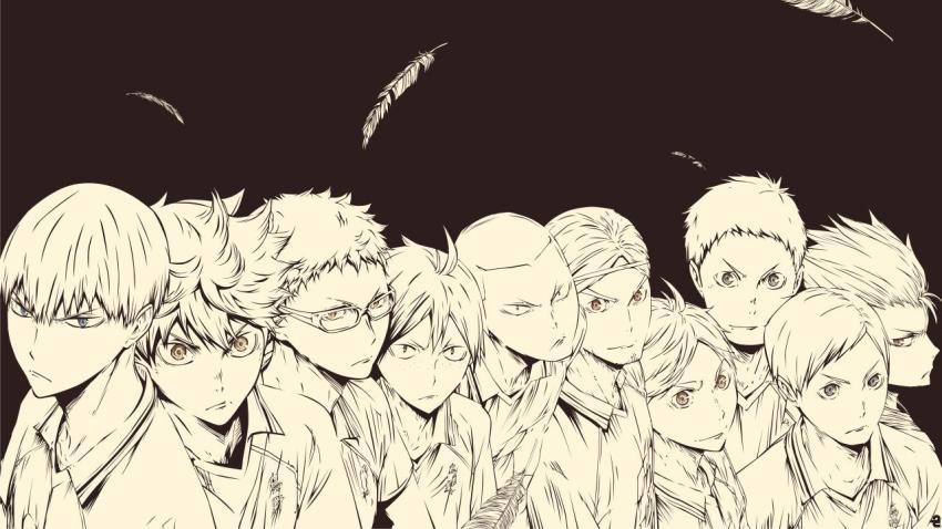 4K Haikyuu Team Wallpaper Karasuno High Volleyball Club