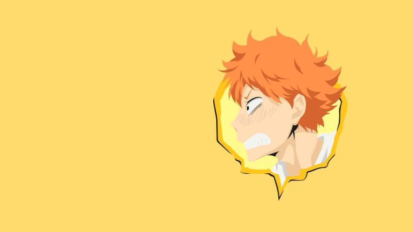 Minimalist Anime Face - Haikyu!! Energetic Look