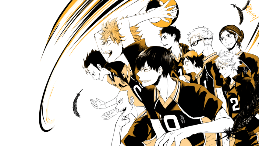 Desktop 4K Wallpaper: Haikyu!! Volleyball Team