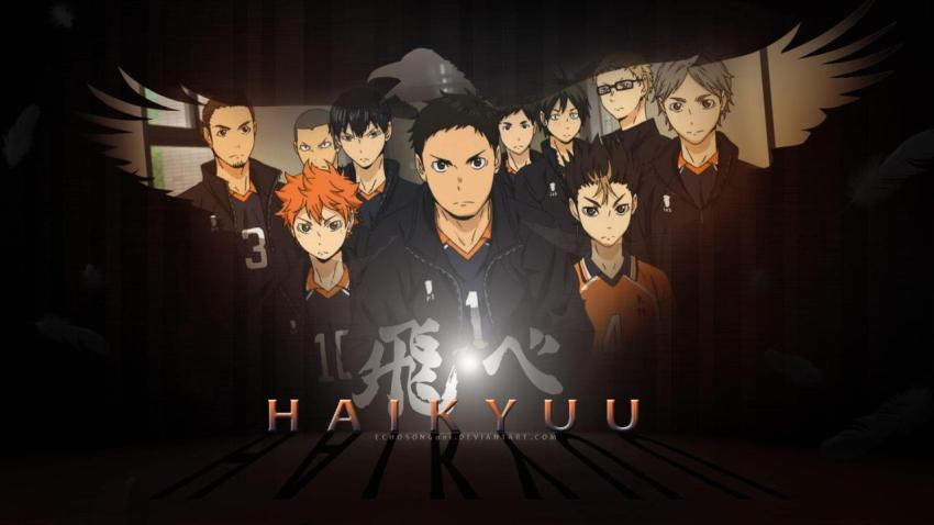 Haikyuu!! Karasuno Flying Crows Desktop 4K Wallpaper