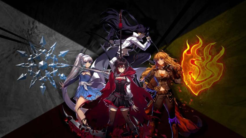 RWBY Team Ready for Battle 4K Desktop Wallpaper