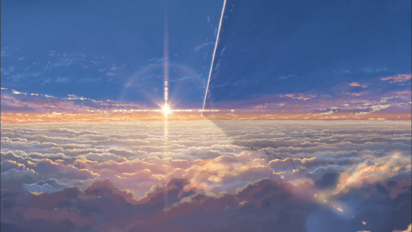 Your Name Sky and Clouds 4K Desktop Wallpaper