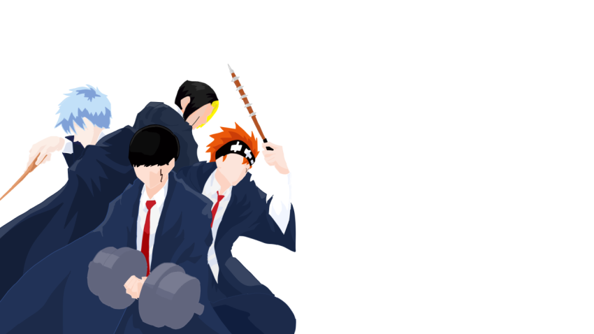 Minimalist Mashle Group 4K Desktop Wallpaper