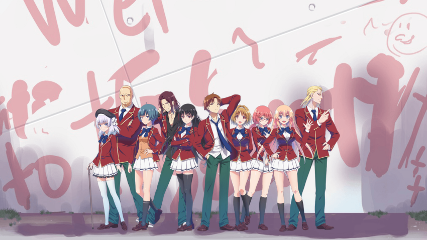 Classroom of the Elite Students Desktop 4K Wallpaper