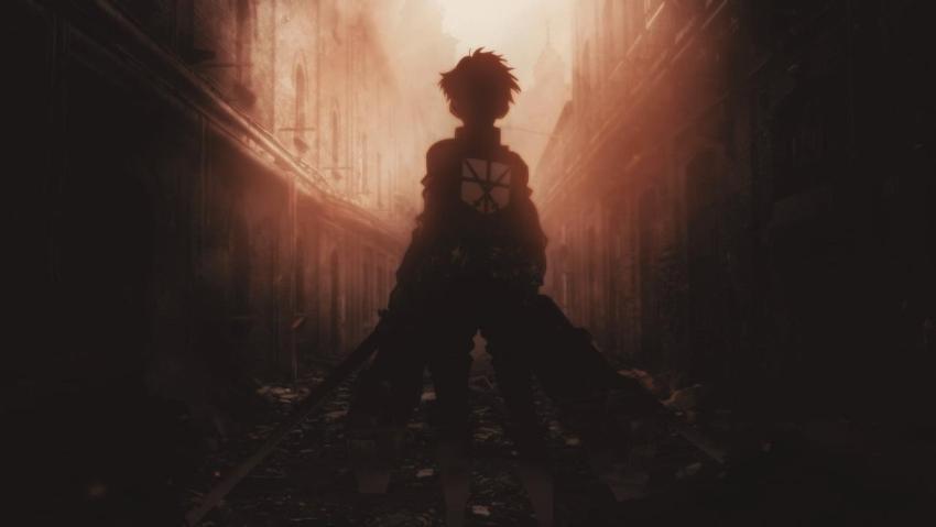 Eren Back View Wallpaper