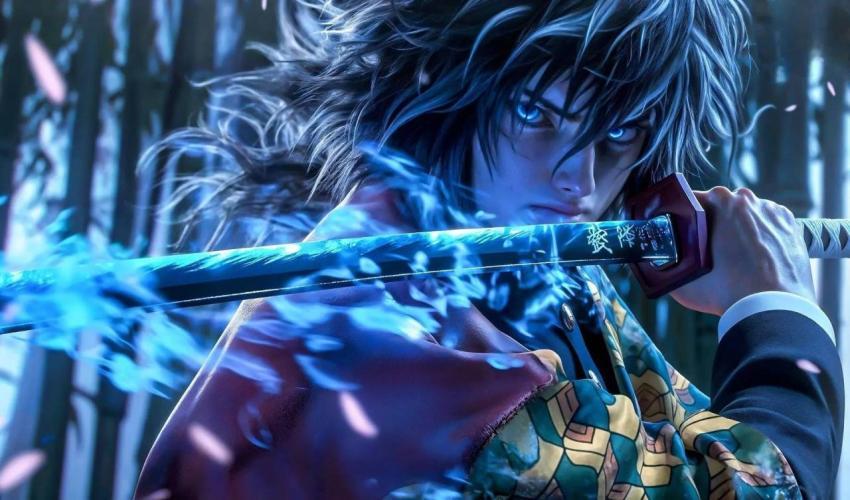 Giyu Tomioka Water Breathing PC 4K Wallpaper