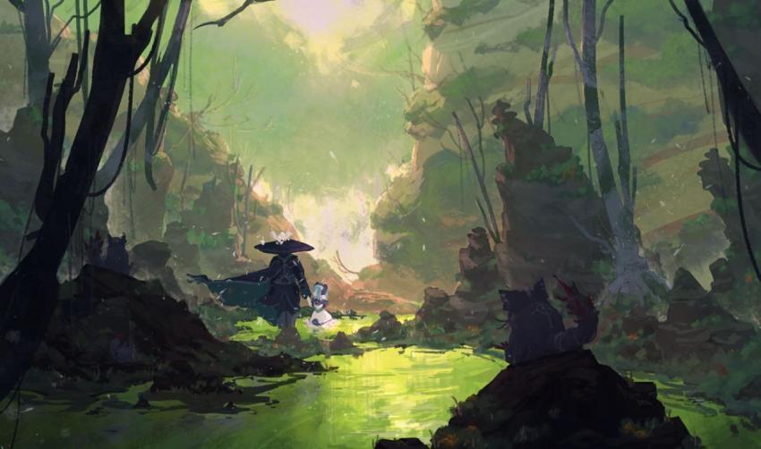 Made In Abyss Enchanted Forest PC Wallpaper