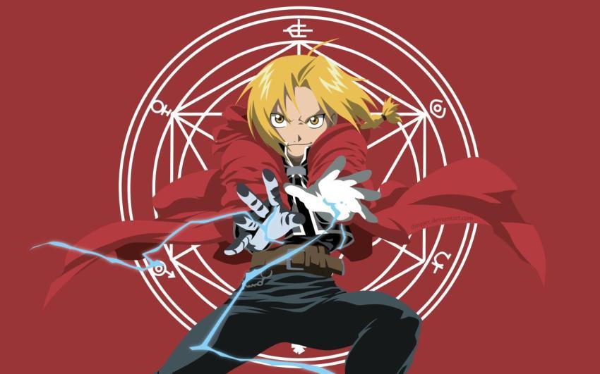 FMA: Ed's Automail and Alchemy Wallpaper