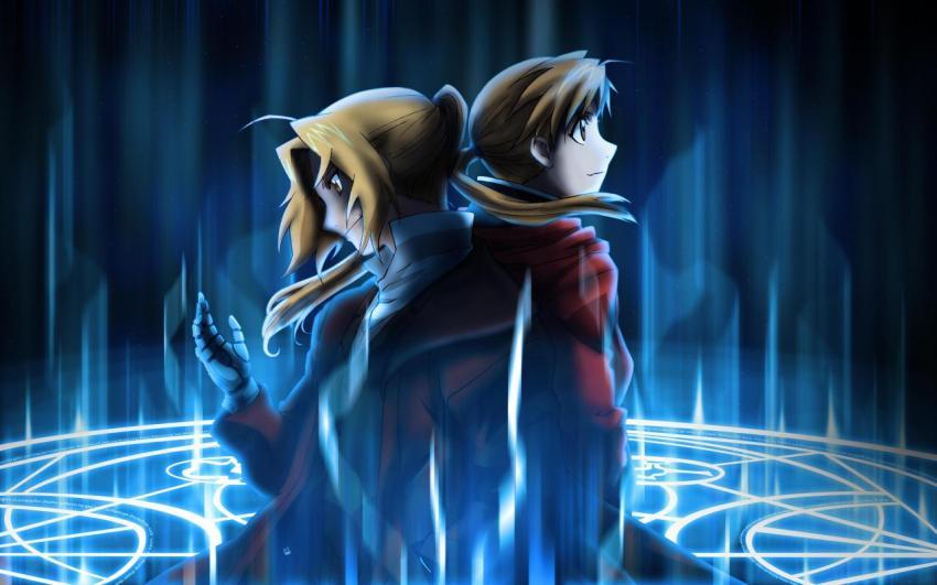 Edward and Alphonse: Alchemy Wallpaper