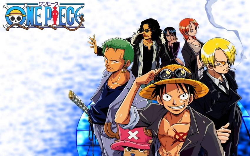 One Piece Crew Portrait Desktop Wallpaper