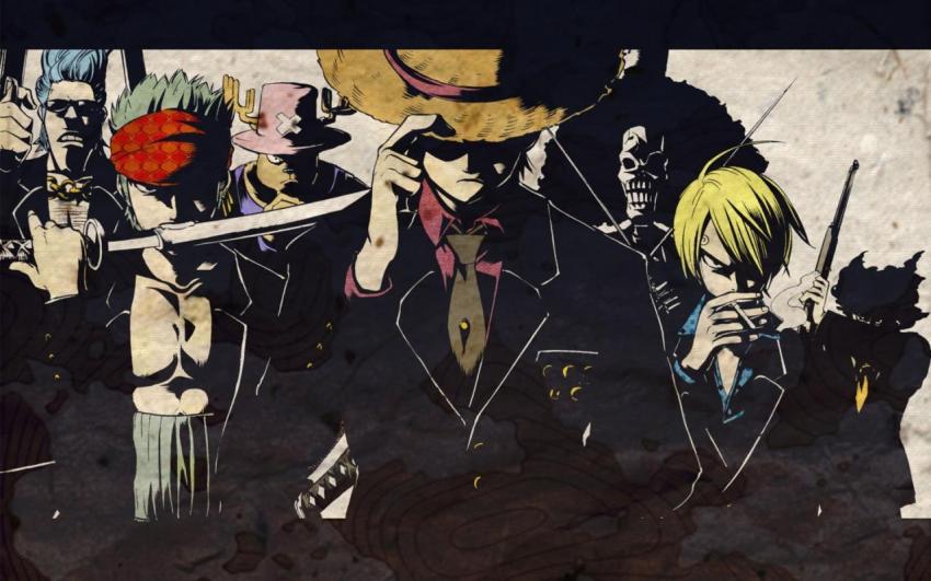 One Piece Gangster Style HD Wallpaper