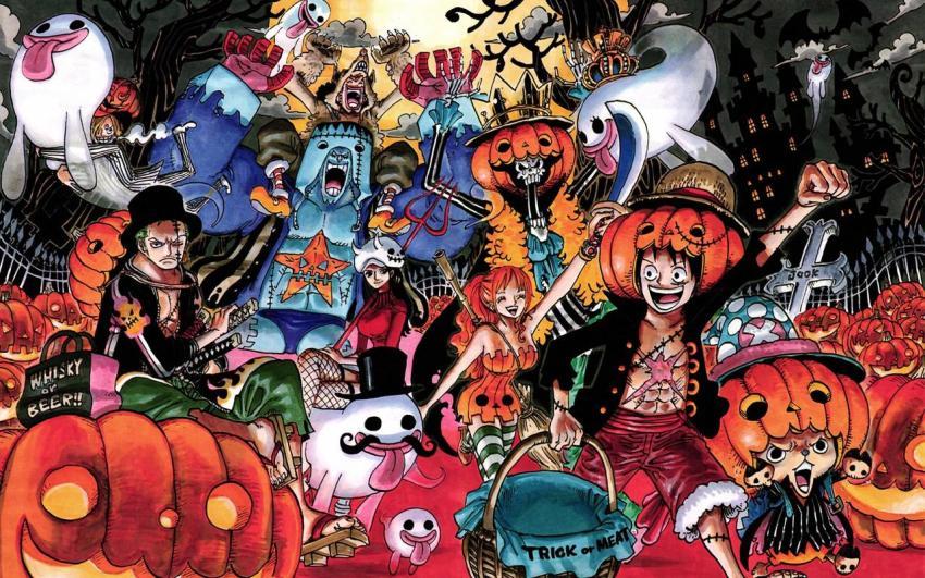 One Piece Halloween Wallpaper HD 4K