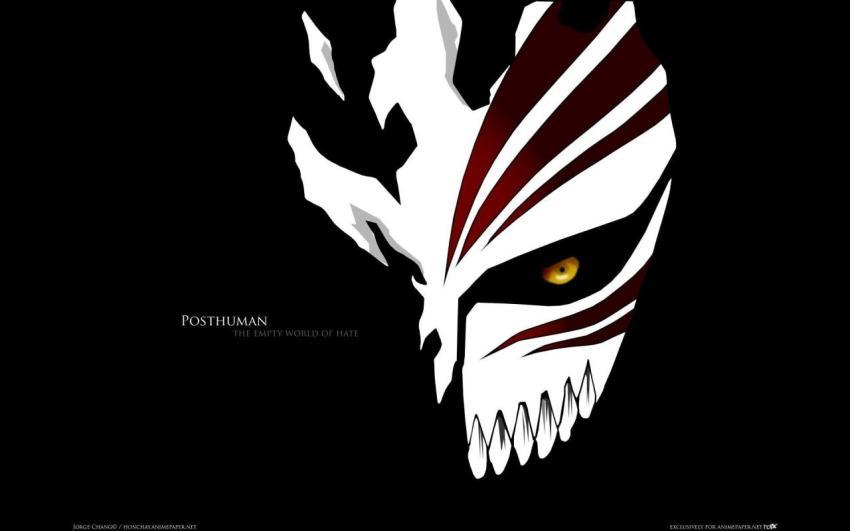 Bleach Hollow Mask Minimalist Art Wallpaper