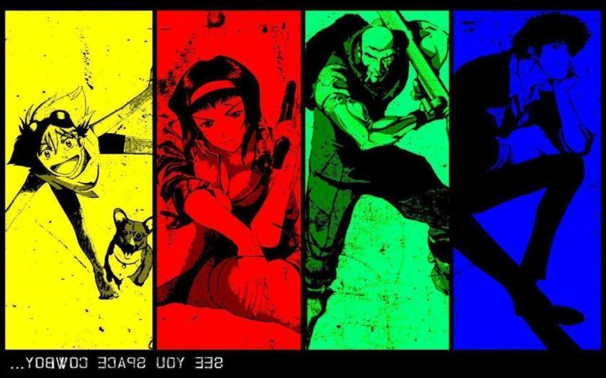 Cowboy Bebop Four Panel Wallpaper HD