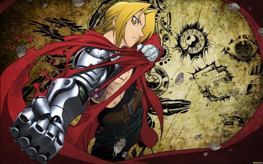 Edward Elric Clockwork HD Wallpaper