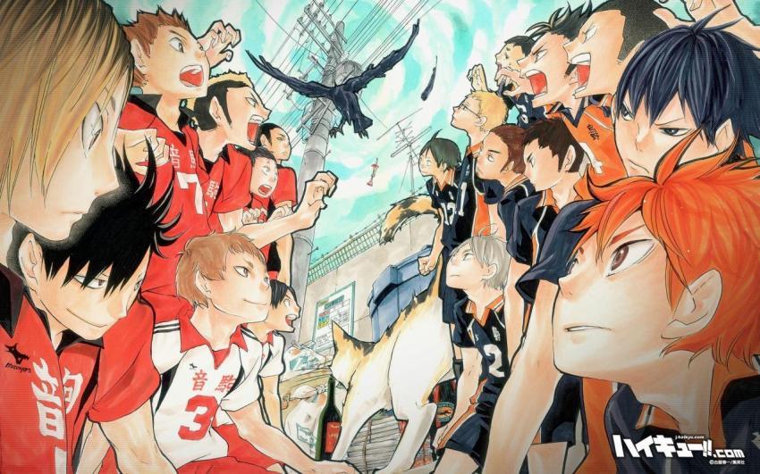 Haikyu!! Nekoma vs Karasuno Desktop 4K Wallpaper