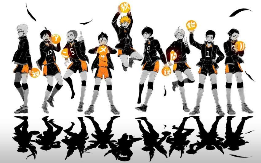 4K Desktop Wallpaper: Hinata Kageyama Karasuno Squad