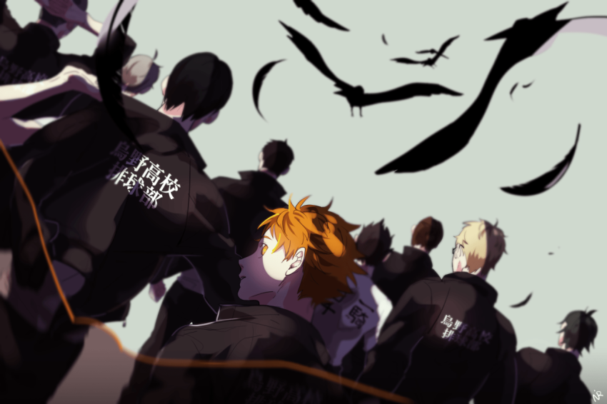 Download HD Desktop Background: Haikyu!! Team Reflection