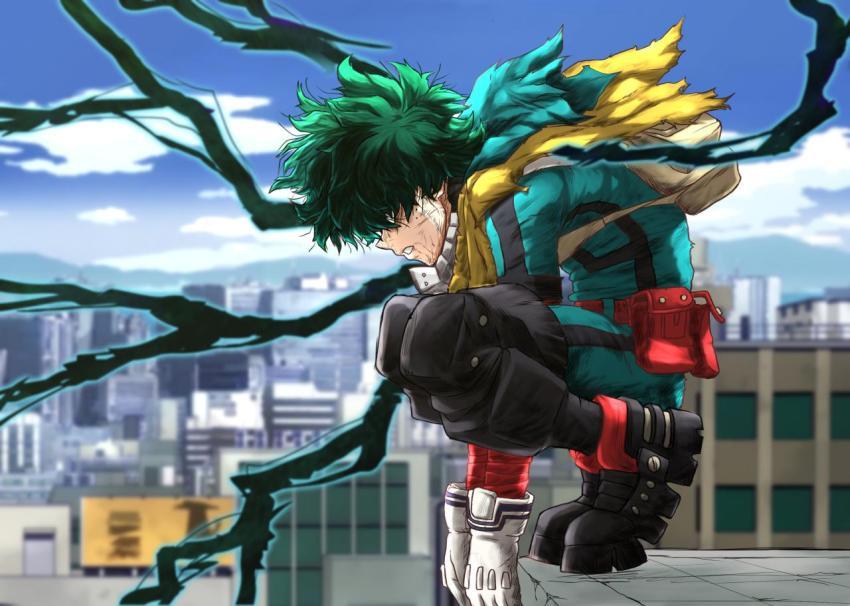 Izuku Midoriya: Power Unleashed Wallpaper